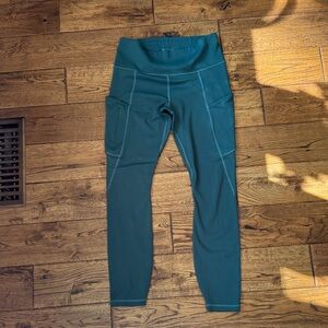 Athleta Leggings in Deep Teal